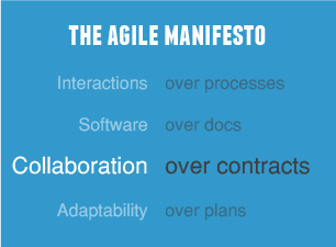 collaboration over contracts